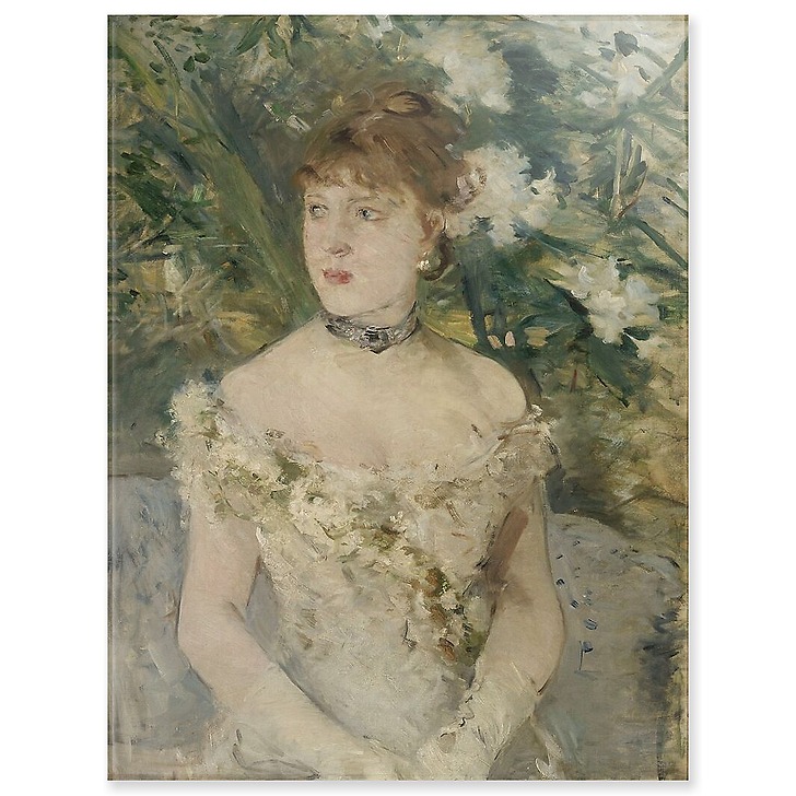Jeune femme en toilette de bal (panneaux acryliques)