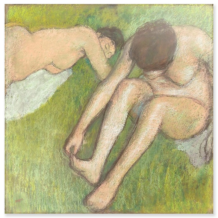 Deux baigneuses sur l'herbe (panneaux acryliques)