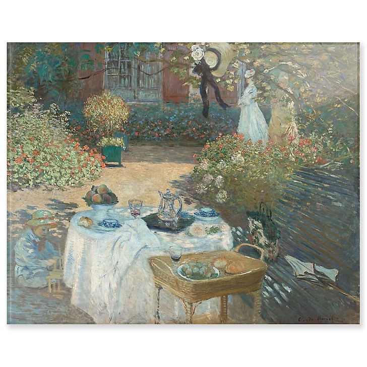Le déjeuner: panneau décoratif (panneaux acryliques)