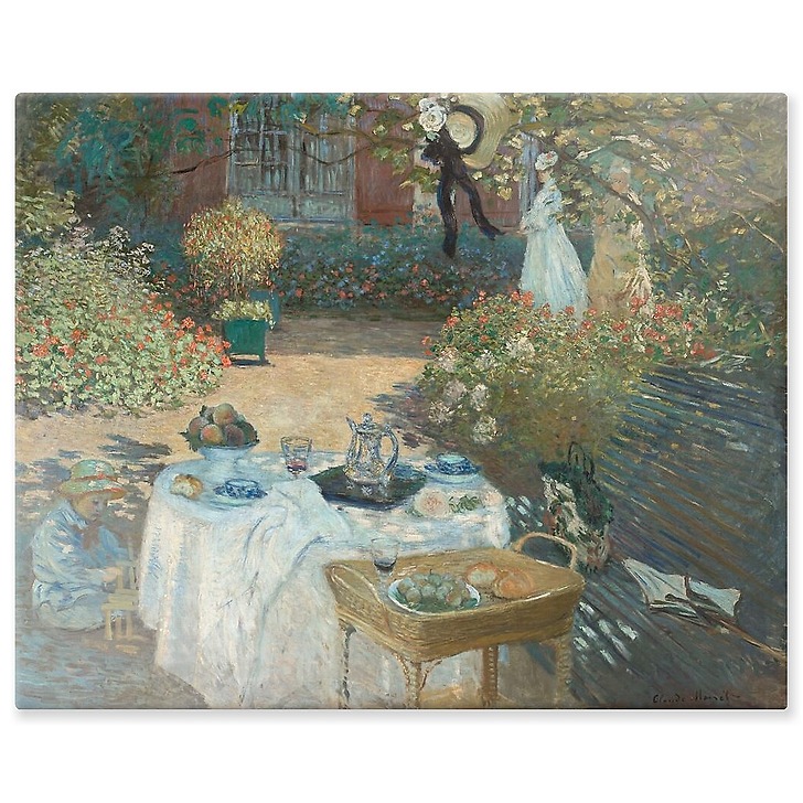 Le déjeuner: panneau décoratif (panneaux aluminium)