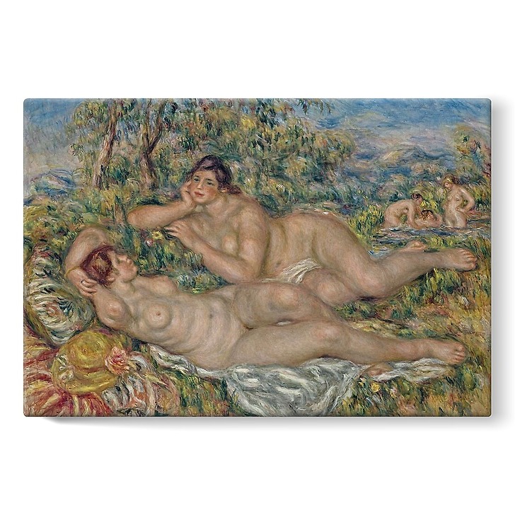 The swimmer sitting (stretched canvas)