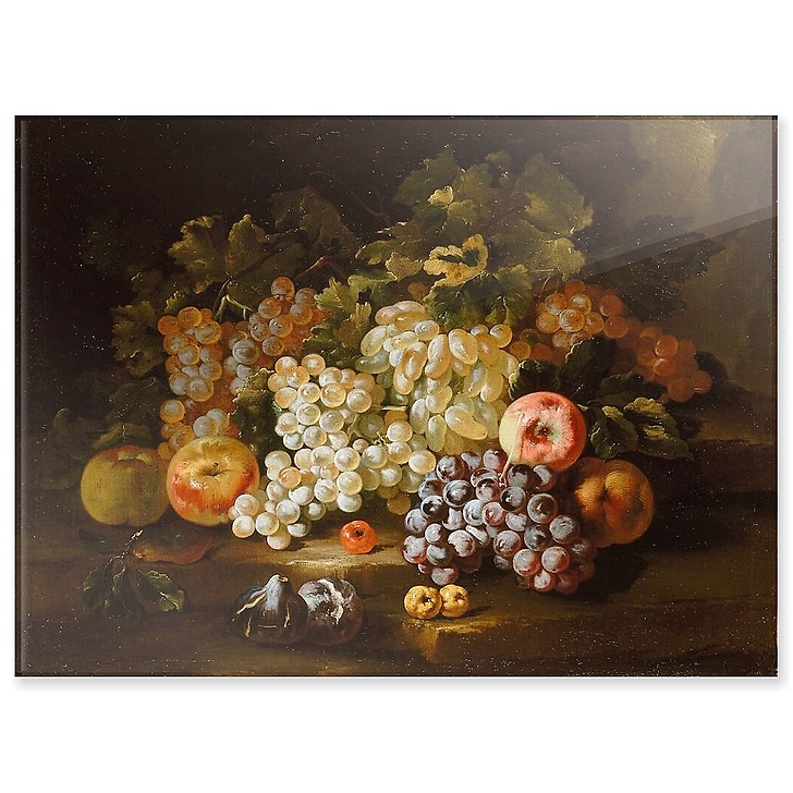 Nature morte aux raisins et aux figues (panneaux acryliques)