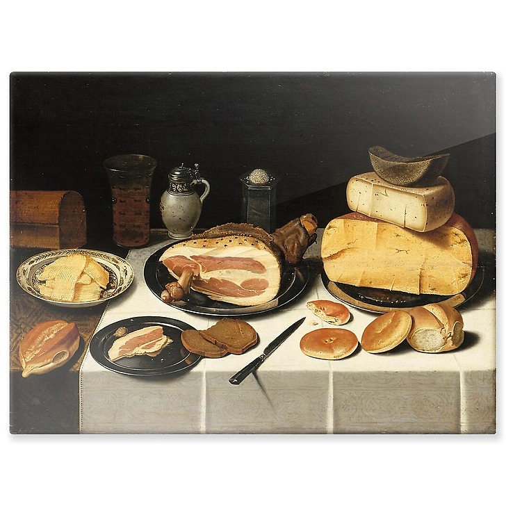 Nature morte au jambon (panneaux aluminium)
