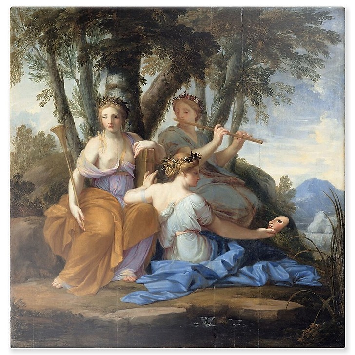 Clio, Euterpe et Thalie (panneaux aluminium)