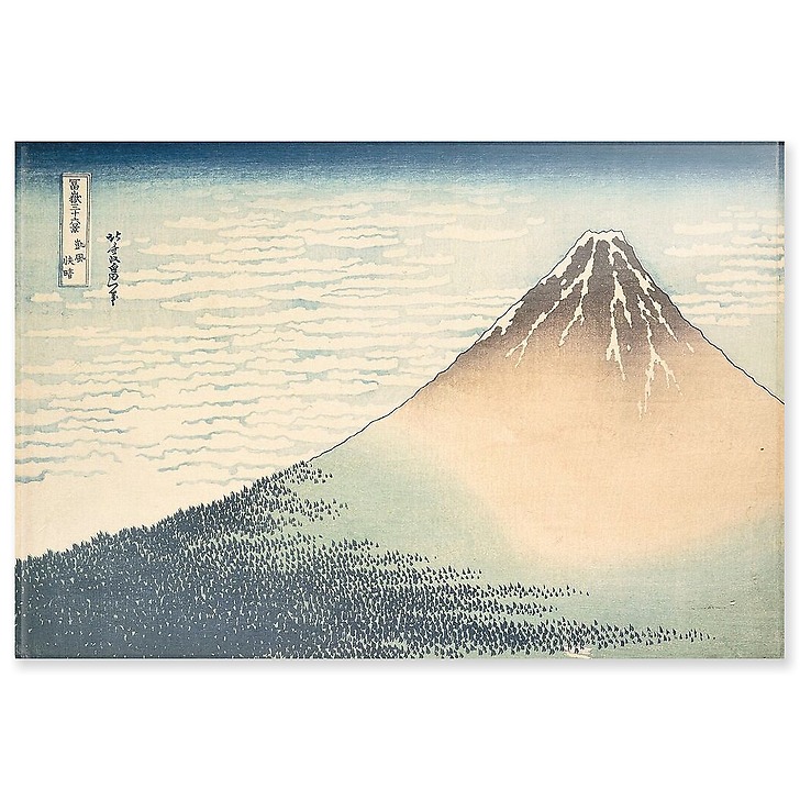 Vent frais par matin clair ou Le Fuji rouge (panneaux acryliques)