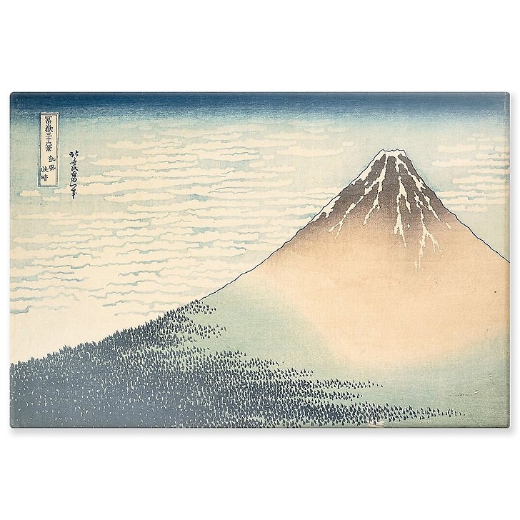 Vent frais par matin clair ou Le Fuji rouge (panneaux aluminium)