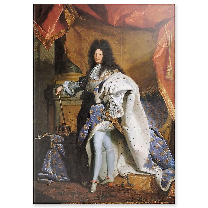 Portrait of Louis XIV (acrylic panels)
