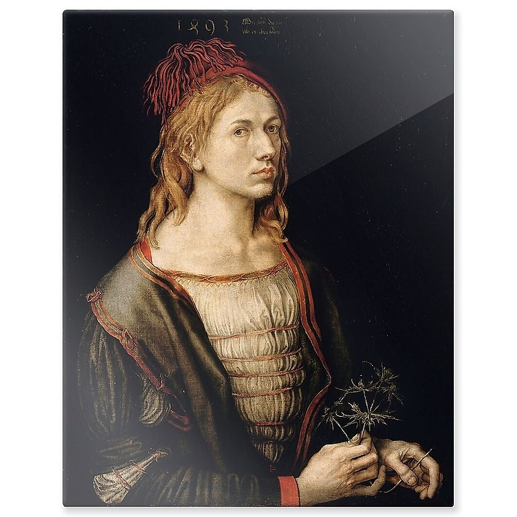 Portrait de l'artiste au chardon (panneaux aluminium)