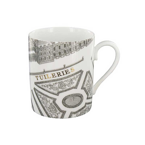 Turgot Map of Paris Mug - Gold