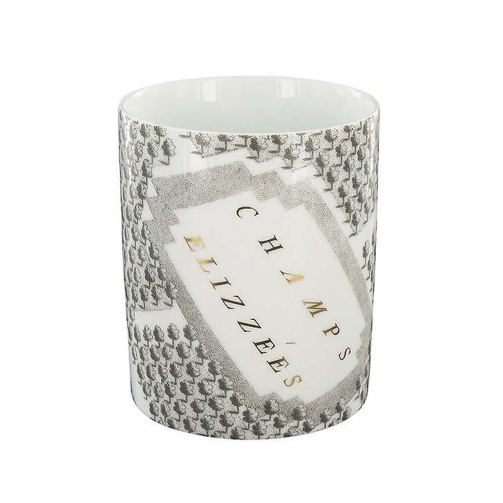 Turgot Map of Paris Mug - Gold