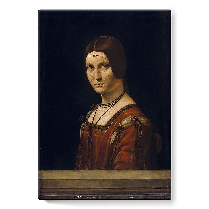Portrait d'une dame de la cour de Milan, dit à tort "la belle ferronnière" (toiles sur châssis)