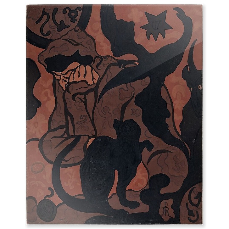 La Sorcière et le Chat (panneaux aluminium)
