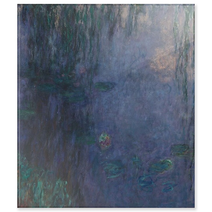 The Water Lilies: Morning with Willows (acrylic panels)