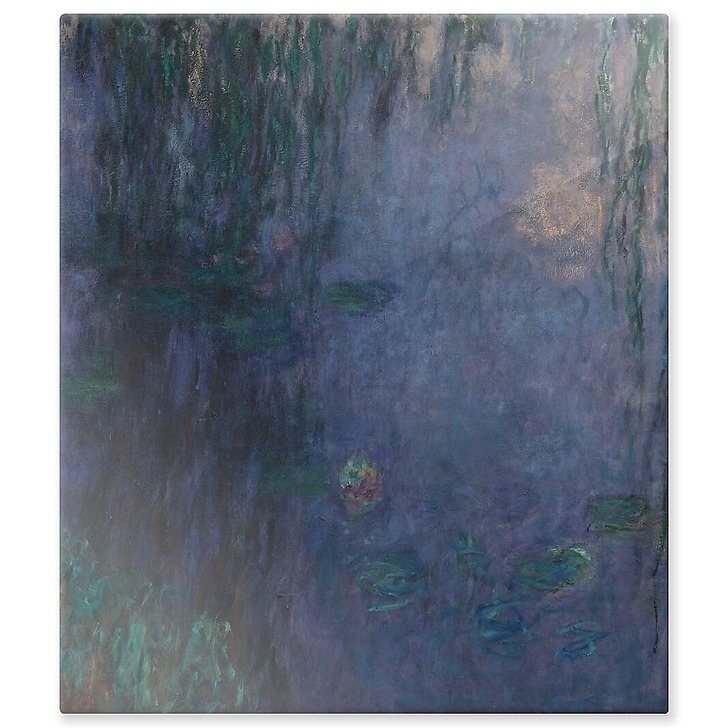 Les Nymphéas : Le Matin aux Saules (panneaux aluminium)