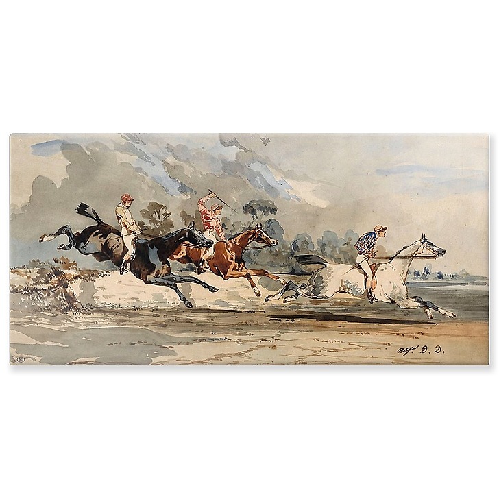 Horse racing (aluminium panels)