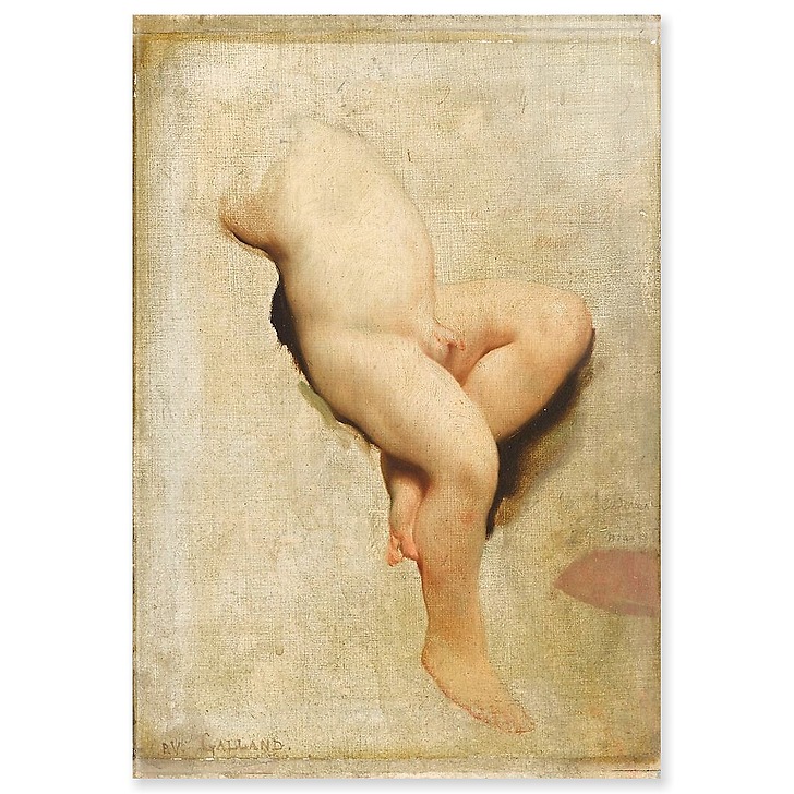 Study of a naked child (acrylic panels)