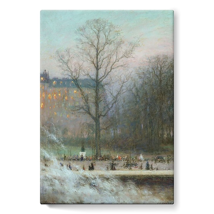 Gardens of Paris: square des Batignolles (stretched canvas)