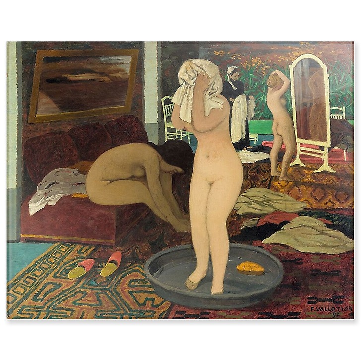 Femmes à leur toilette (panneaux acryliques)