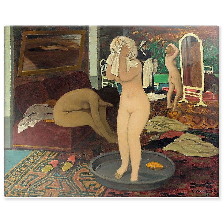 Femmes à leur toilette (panneaux aluminium)