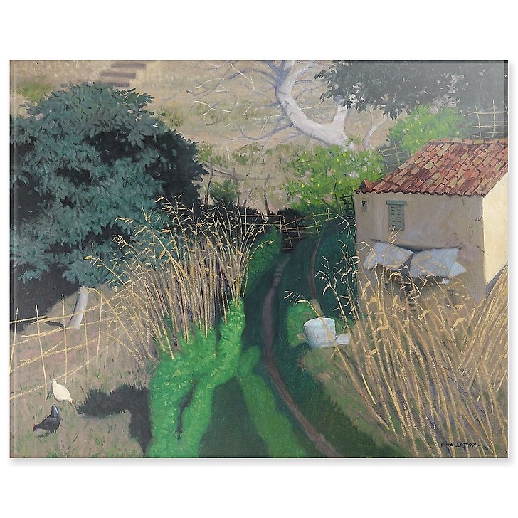 House and reeds (acrylic panels)