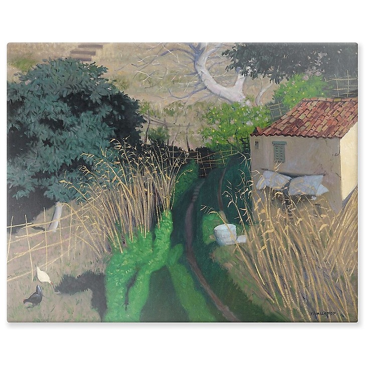 House and reeds (aluminium panels)