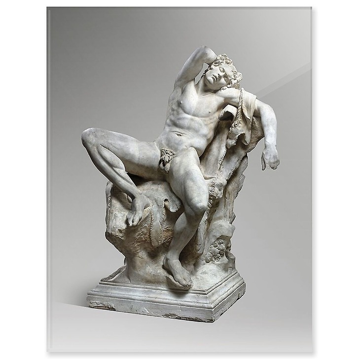 Faune Barberini, d'apès un original conservé en Allemagne à la glytopthèque de Munich (panneaux acryliques)