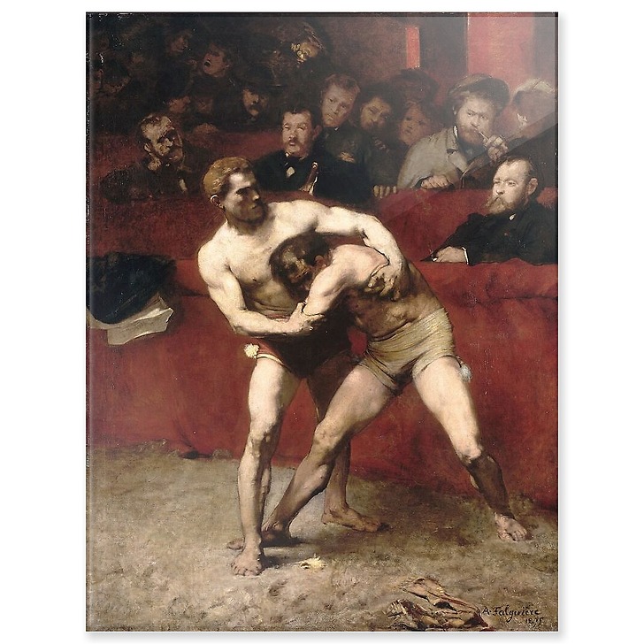 Wrestlers (acrylic panels)