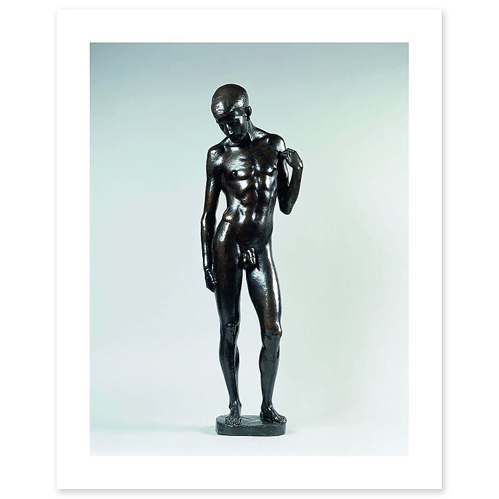 The cyclist also said the ephebe (art prints)