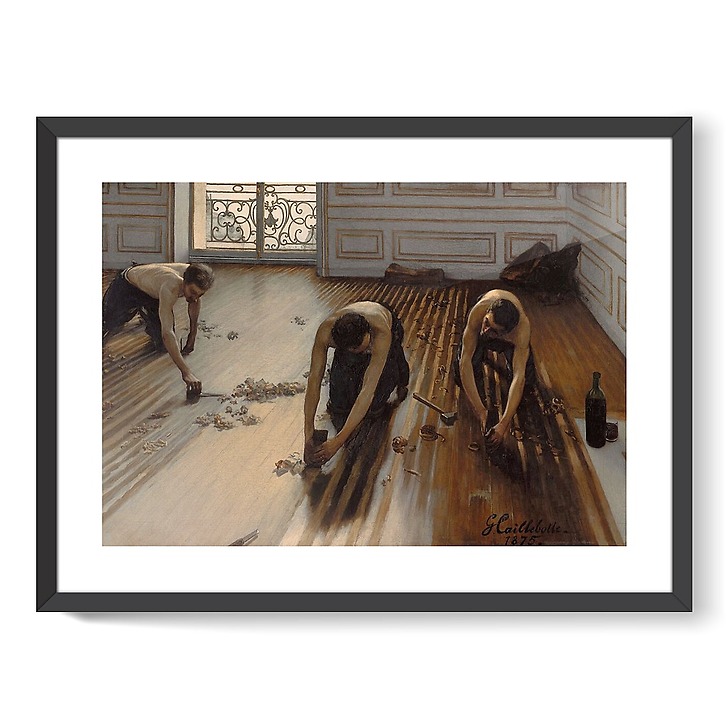 Les Raboteurs de parquet (affiches d'art encadrées)