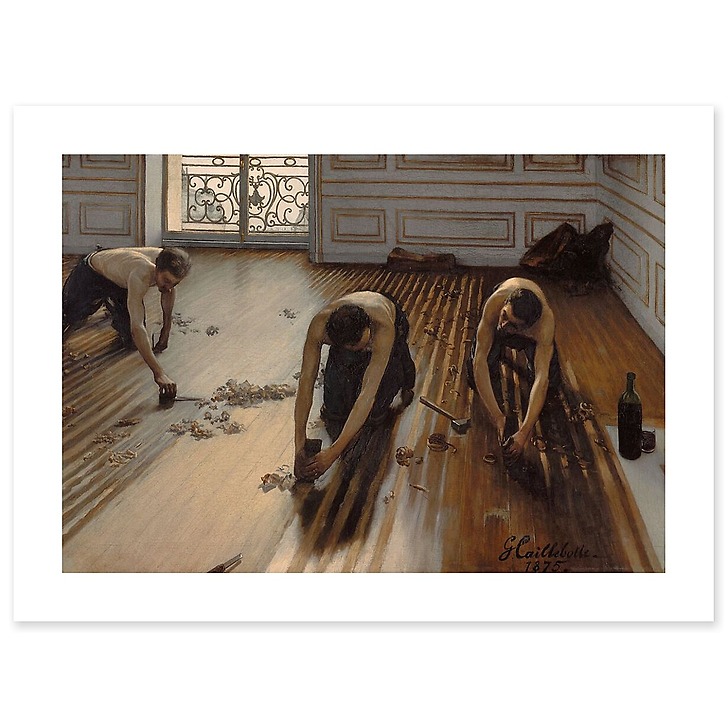 Les Raboteurs de parquet (toiles sans cadre)