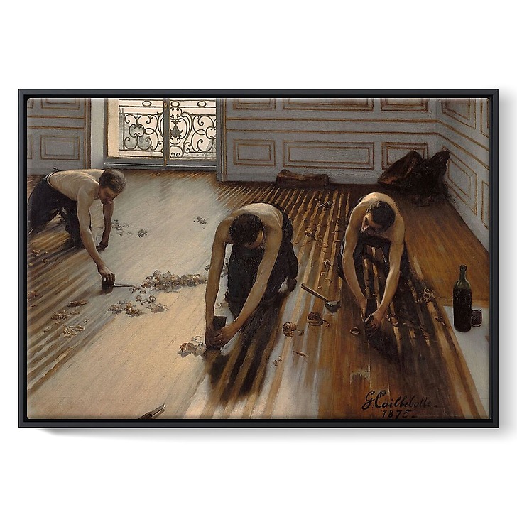 The Floor Scrapers (framed canvas)