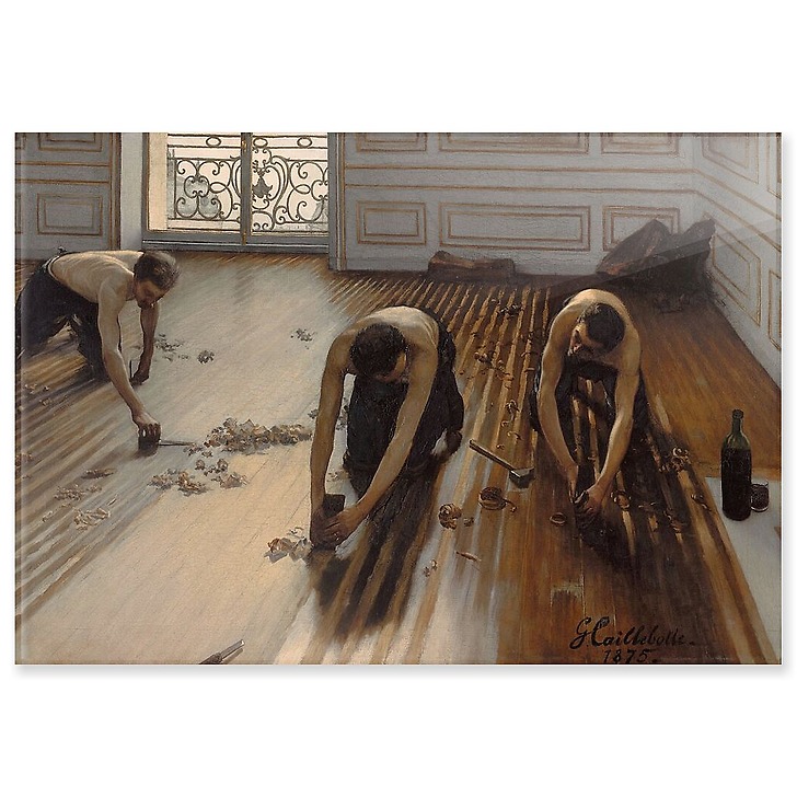 Les Raboteurs de parquet (panneaux acryliques)
