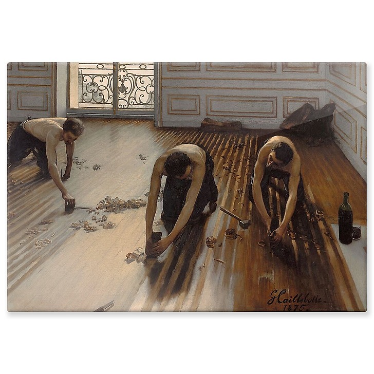 Les Raboteurs de parquet (panneaux aluminium)