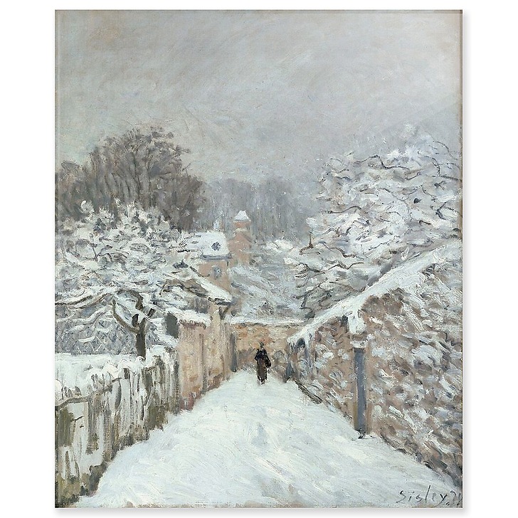 La neige à Louveciennes (panneaux acryliques)