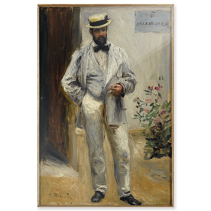 Portrait of Charles Le Coeur (1830-1906), architect, brother of the painter Jules Le Coeur, friend of Renoir (acrylic panels)