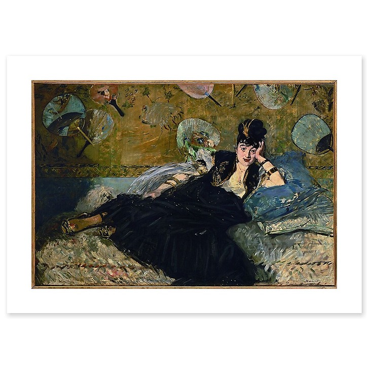 Woman with Fans (art prints)