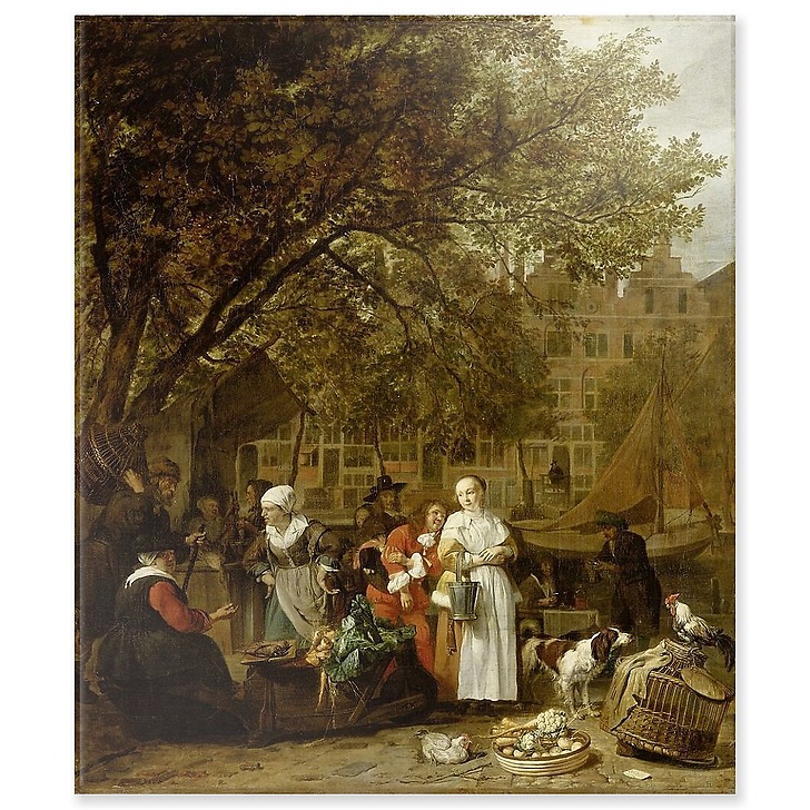 Amsterdam Herbal Market (acrylic panels)
