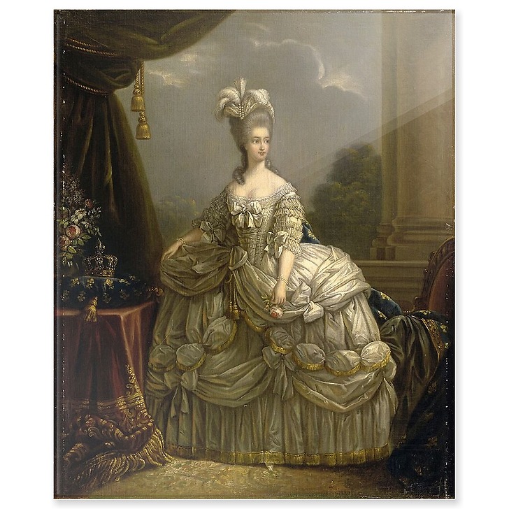 Portrait de la reine Marie-Antoinette (panneaux acryliques)