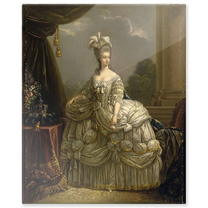Portrait of Queen Marie-Antoinette (aluminium panels)