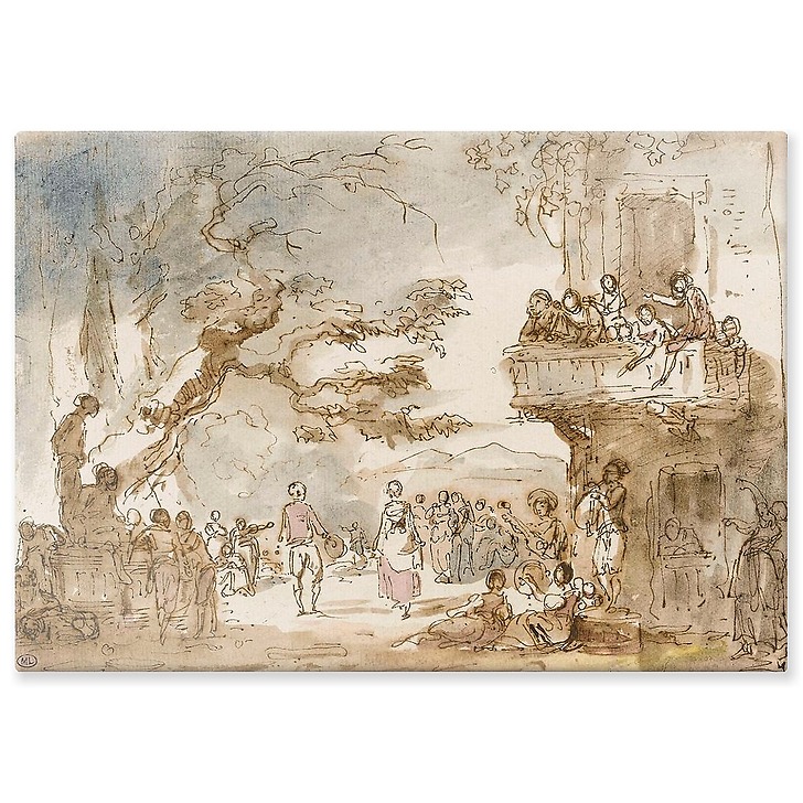 Village dance (aluminium panels)