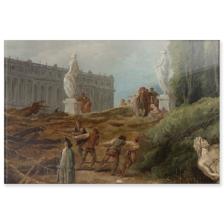 Vue du Bosquet des "Bains d'Apollon" (panneaux acryliques)