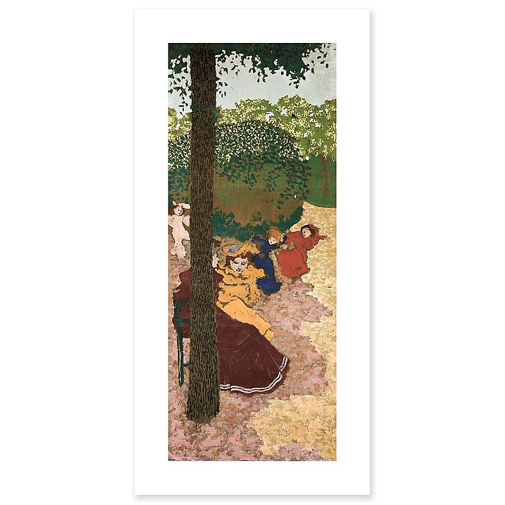 Fillettes jouant (affiches d'art)