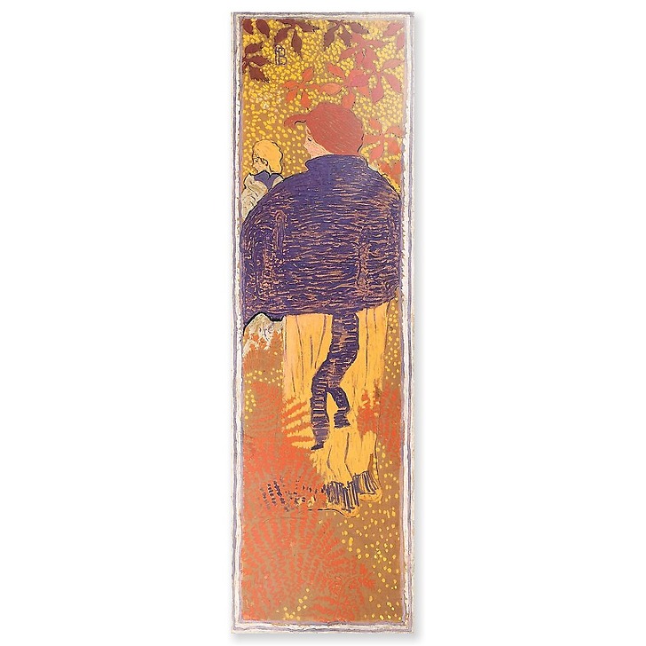 Femme à la pèlerine (panneaux acryliques)