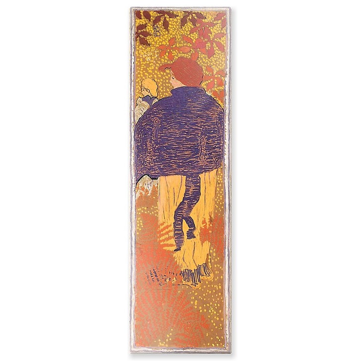 Femme à la pèlerine (panneaux aluminium)