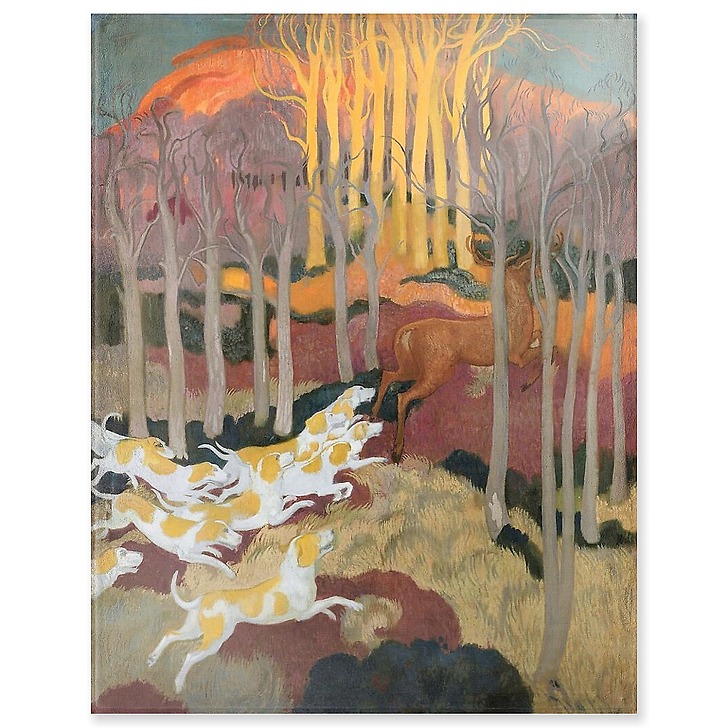 La Légende de saint Hubert (panneaux acryliques)