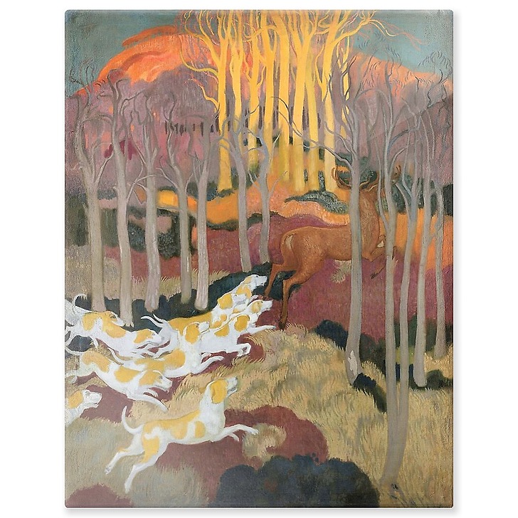 The Legend of Saint Hubert (aluminium panels)