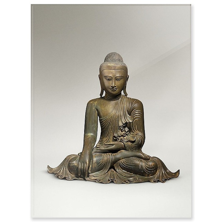 Bouddha Maravijaya (panneaux acryliques)