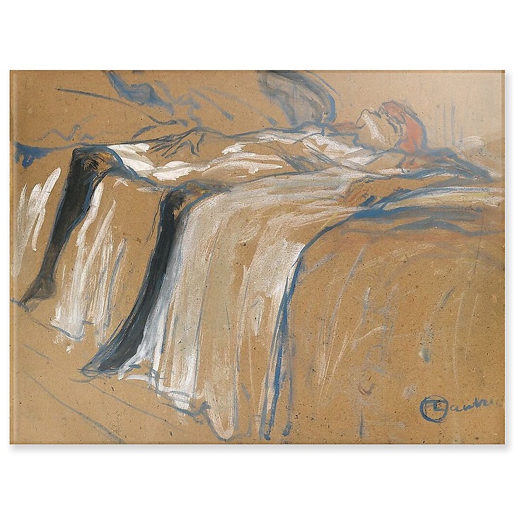 Seule (détail), vers 1896 (panneaux acryliques)