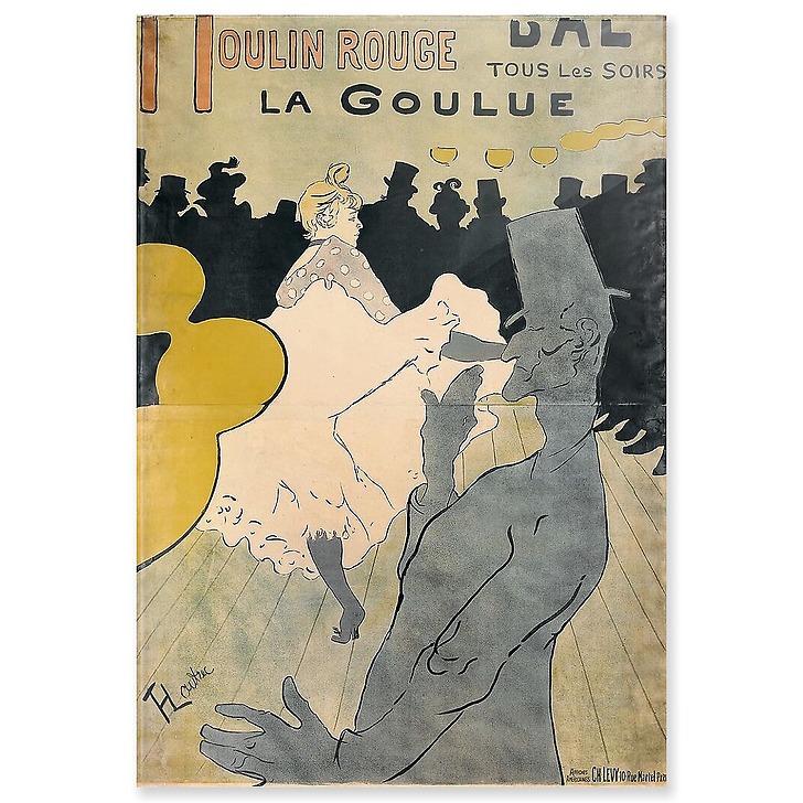 Moulin Rouge, bal tous les soirs, la Goulue (panneaux acryliques)