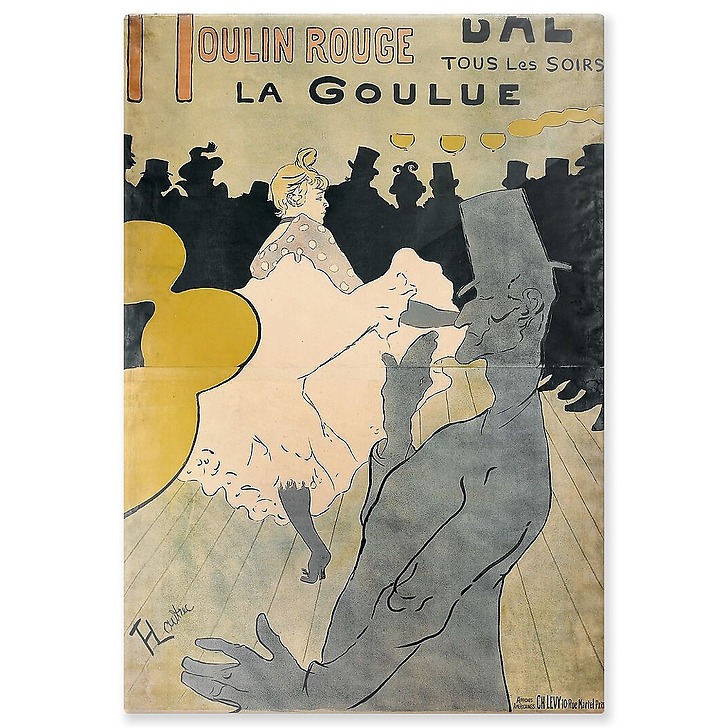 Moulin Rouge, bal tous les soirs, la Goulue (panneaux aluminium)